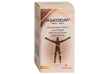 ASKODAY NEM-COLL TAKVIYE EDICI GIDA 30 tablet İlaç Görseli