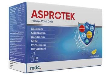 ASPROTEK TAKVIYE EDICI GIDA 30 saşe İlaç Görseli