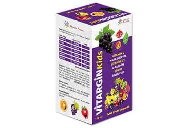 VITARGIN KIDS TUTTI FRUTTI AROMALI SIVI TAKVIYE EDICI GIDA 150 ml şişe İlaç Görseli
