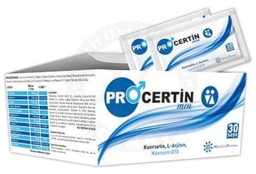 PROCERTIN MEN SASE TAKVIYE EDICI GIDA 30 saşe İlaç Görseli