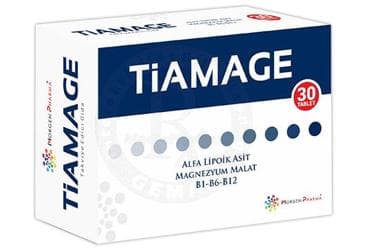 TIAMAGE TAKVIYE EDICI GIDA 30 tablet İlaç Görseli