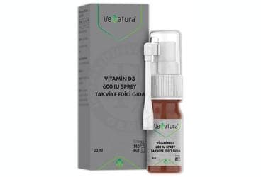VENATURA VITAMIN D3 SPREY 600 IU 20 ml şişe İlaç Görseli