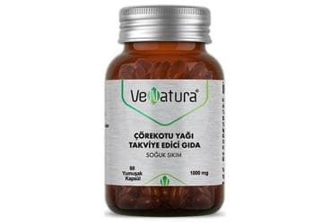 VENATURA COREK OTU YAGI TAKVIYE EDICI GIDA 1000 mg 60 kapsül İlaç Görseli