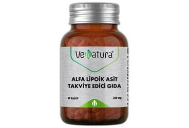 VENATURA ALFA LIPOIK ASIT ICEREN TAKVIYE EDICI GIDA 30 kapsül İlaç Görseli