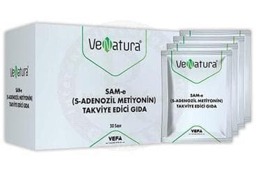 VENATURA SAM-E (S-ADENOZIL METIYONIN) ICEREN TAKVIYE EDICI GIDA 200 mg 30 saşe İlaç Görseli
