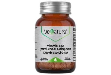 VENATURA B12 METILKOBALAMIN TABLET 1000 mcg 30 tablet İlaç Görseli