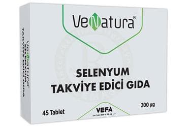 VENATURA SELENYUM TAKVIYE EDICI GIDA 200 mcg 45 tablet İlaç Görseli