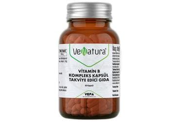 VENATURA VITAMIN B KOMPLEKS KAPSUL TAKVIYE EDICI GIDA 30 kapsül İlaç Görseli