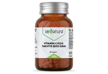 VENATURA VITAMIN C PLUS TAKVIYE EDICI GIDA 60 kapsül İlaç Görseli