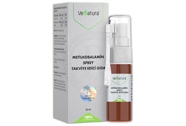 VENATURA METILKOBALAMIN SPREY TAKVIYE EDICI GIDA 255 puf 20 ml şişe İlaç Görseli