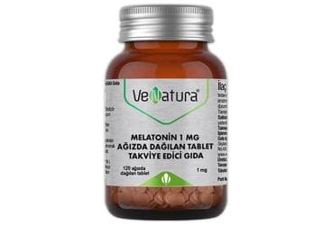 VENATURA MELATONIN AGIZDA DAGILAN TABLET TAKVIYE EDICI GIDA 1 mg 120 tablet İlaç Görseli