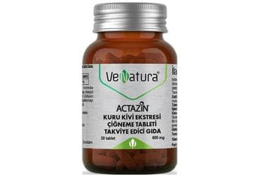 VENATURA ACTAZIN KURU KIVI EKSTRESI ICEREN TAKVIYE EDICI GIDA CIGNEME TABLETI 30 tablet İlaç Görseli