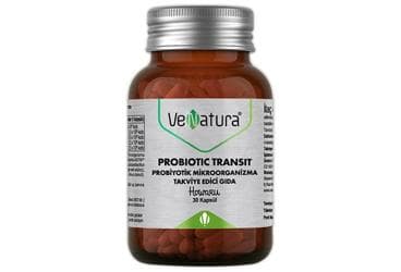 VENATURA PROBIOTIC TRANSIT PROBIYOTIK MIKROORGANIZMA ICEREN TAKVIYE EDICI GIDA KAPSUL 30 kapsül İlaç Görseli