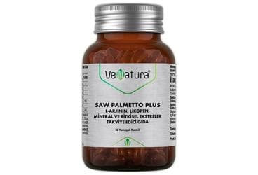 VENATURA SAW PALMETTO PLUS TAKVIYE EDICI GIDA YUMUSAK KAPSUL 60 kapsül İlaç Görseli
