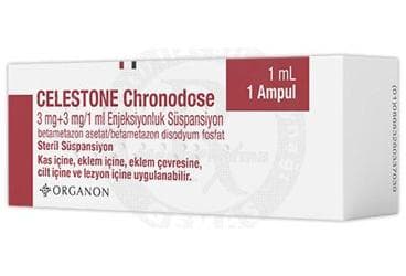 CELESTONE CHRONODOSE 3 MG + 3 MG /1 ML ENJEKSIYONLUK SUSPANSIYON İlaç Görseli
