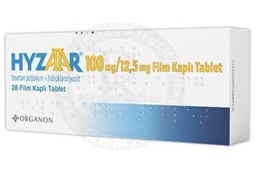 HYZAAR 100/12,5 MG 28 FILM KAPLI TABLET İlaç Görseli