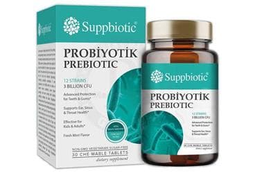 SUPPBIOTIC PROBIYOTIK & PREBIYOTIK KAPSUL 30 kapsül İlaç Görseli