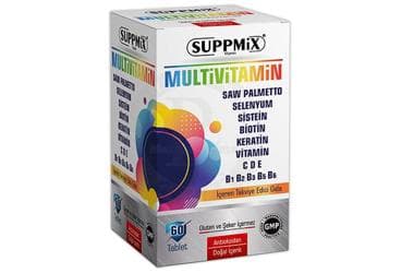 SUPPMIX MULTIVITAMIN TABLET 60 tablet İlaç Görseli
