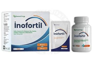 INOFORTIL TABLET TAKVIYE EDICI GIDA 30 tablet + 30 saşe İlaç Görseli