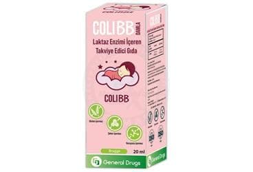 COLIBB DAMLA LAKTAZ ENZIMI ICEREN TAKVIYE EDICI GIDA 20 ml şişe İlaç Görseli