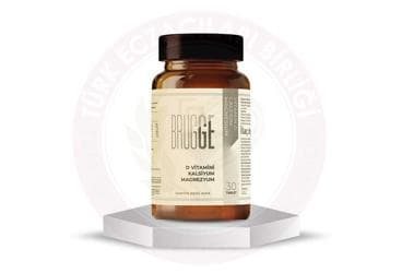 BRUGGE D VITAMINI, KALSIYUM VE MAGNEZYUM ICEREN TAKVIYE EDICI GIDA TABLET 30 tablet İlaç Görseli