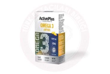 ACTIVEPLUS OMEGA 3 SOFTGEL TAKVIYE EDICI GIDA KAPSUL 30 kapsül İlaç Görseli