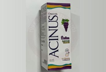 ONRIVER ACINUS UZUM CEKIRDEGI EKSTRESI ICEREN SIVI TAKVIYE EDICI GIDA 200 ml şişe İlaç Görseli