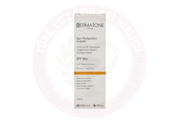 DERMATONE SUN PROTECTION CREAM SPF 50+UVA+UVB KORUMALI YASLANMA KARSITI GUNES KREMI 50 ml şişe İlaç Görseli