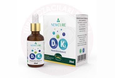 NEWCURE D3K2 ICEREN TAKVIYE EDICI GIDA 20 ml şişe İlaç Görseli
