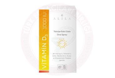 ALILA VITAMIN D3 ICEREN TAKVIYE EDICI GIDA 20 ml şişe İlaç Görseli
