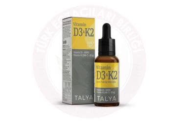 TALYA VITAMIN D3+K2 TAKVIYE EDICI GIDA 10 ml İlaç Görseli