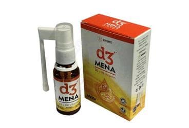 D3 MENA D3 + K2 VITAMIN ICEREN ORAL SPREY 20 ml şişe İlaç Görseli