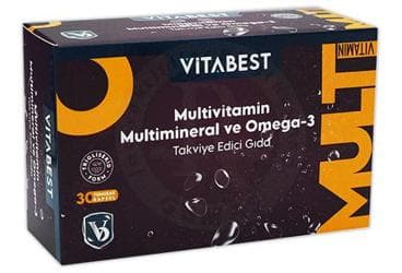 VITABEST MULTIVITAMIN KAPSUL 30 kapsül İlaç Görseli