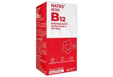 NATES METHYL B12 ICEREN TAKVIYE EDICI GIDA 20 ml şişe İlaç Görseli