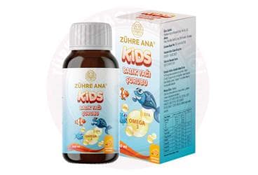 ZUHRE ANA KIDS BALIK YAGI ICEREN TAKVIYE EDICI GIDA 200 ml şişe İlaç Görseli
