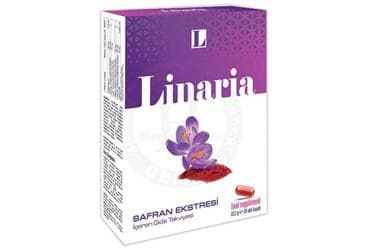 LINARIA SAFRAN ICERIKLI TAKVIYE EDICI GIDA 30 kapsül İlaç Görseli