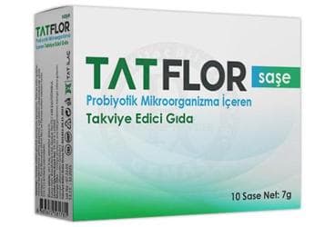 TATFLOR PROBIYOTIK ICEREN MIKROORGANIZMA ICEREN SASE TAKVIYE EDICI GIDA 10 saşe İlaç Görseli