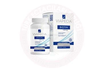 VIAPECIA BIOTIN ICEREN TAKVIYE EDICI GIDA 5000 mcg 60 kapsül İlaç Görseli