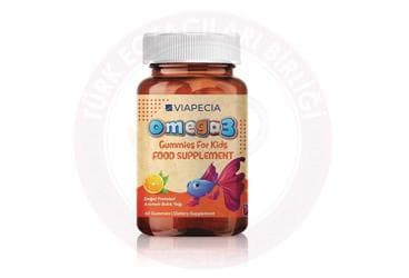 VIAPECIA OMEGA 3 PORTAKAL AROMALI CIGNENEBILIR KAPSUL 60 kapsül İlaç Görseli