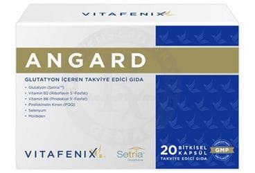 ANGARD GLUTATYON ICEREN TAKVIYE EDICI GIDA BITKISEL KAPSUL 20 kapsül İlaç Görseli