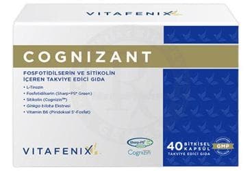 COGNIZANT FOSFOTIDILSERIN VE SITIKOLIN ICEREN TAKVIYE EDICI GIDA BITKISEL KAPSUL 40 kapsül İlaç Görseli