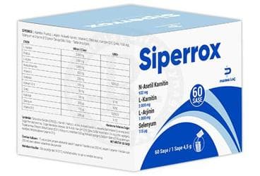 SIPERROX TAKVIYE EDICI GIDA 60 saşe İlaç Görseli
