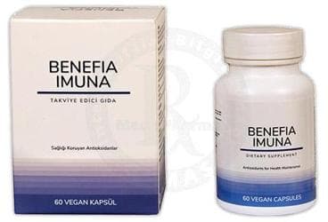 BENEFIA IMUNA TAKVIYE EDICI GIDA 60 kapsül İlaç Görseli
