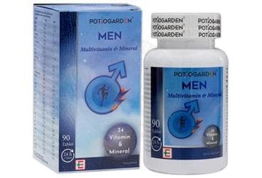 POTIOGARDEN MEN MULTIVITAMIN VE MINERAL ICEREN TAKVIYE EDICI GIDA TABLET 90 tablet İlaç Görseli
