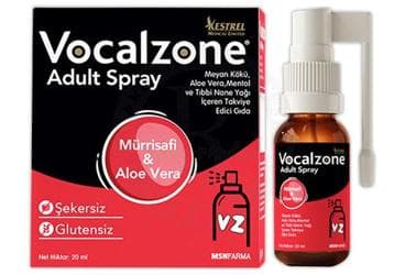 VOCALZONE YETISKIN BOGAZ SPREYI 20 ml şişe İlaç Görseli
