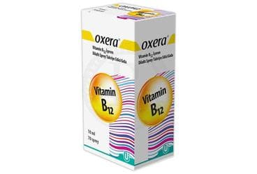 OXERA DILALTI SPREY B12 ICEREN TAKVIYE EDICI GIDA 10 ml İlaç Görseli