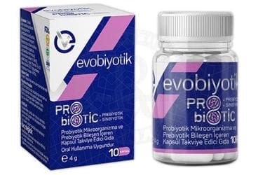 EVOBIYOTIK PROBIYOTIK KAPSUL 10 kapsül İlaç Görseli