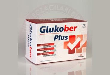 GLUKOBER PLUS TAKVIYE EDICI GIDA TABLET 60 tablet İlaç Görseli