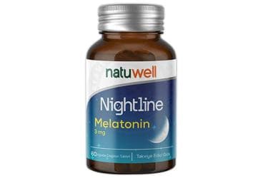 NATUWEL NIGHTLINE MELATONIN 60 tablet İlaç Görseli