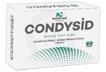 CONDYSID TAKVIYE EDICI GIDA TABLET 60 tablet İlaç Görseli